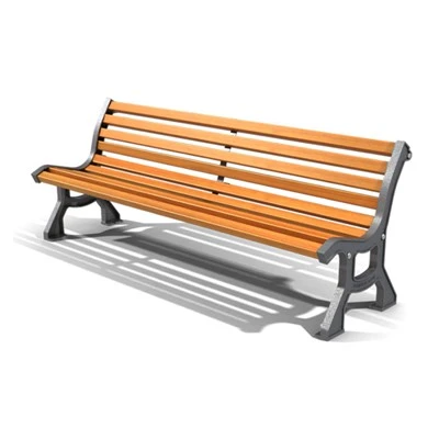 Vrhunska zunanja urbana kovinska klop za park
